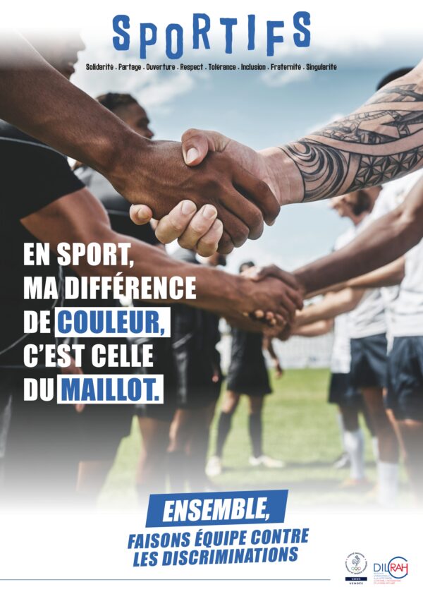 Campagne d'affichage "SPORTIFS" - Lutte contre les discriminations | GRATUIT – Image 4