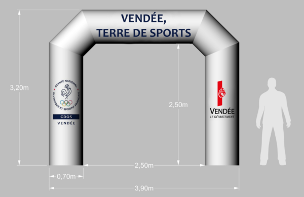 Arche gonflable - Vendée Terre de Sports - Image 3