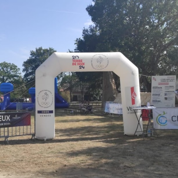 Arche gonflable - Vendée Terre de Sports