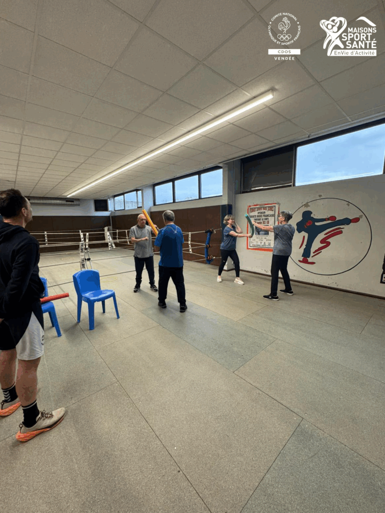 Photo d'une activité boxe à la MSS