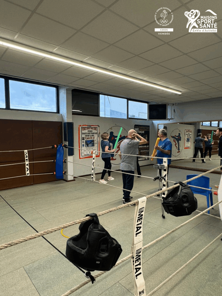 Photo d'une activité boxe à la MSS