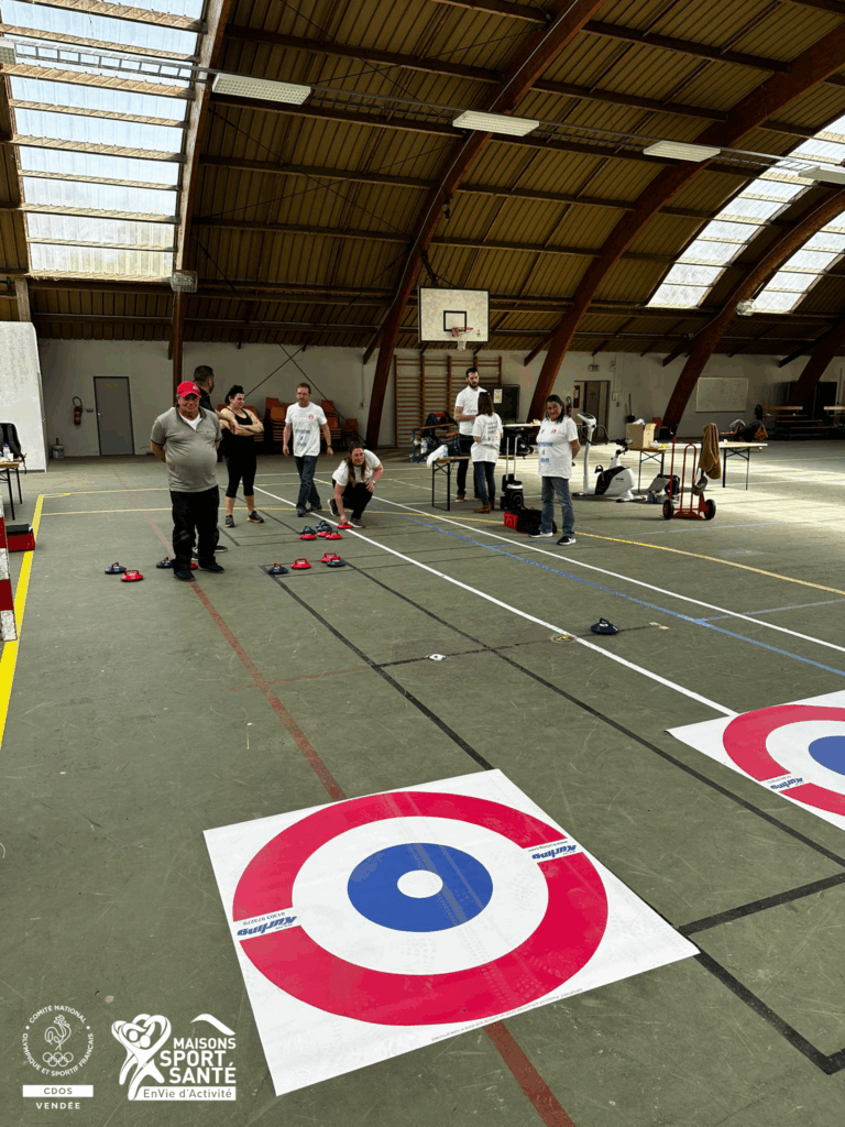 Photo d'une activité curling de la MSS
