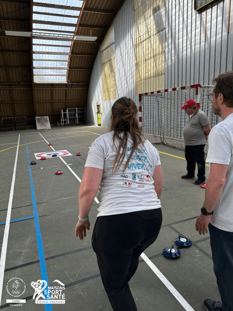Photo d'une activité curling de la MSS