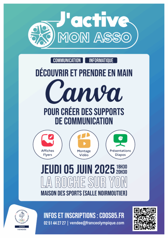 L'affiche de la formation présentant les différents points essentiels